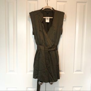 NWT French Connection Army Green Romper